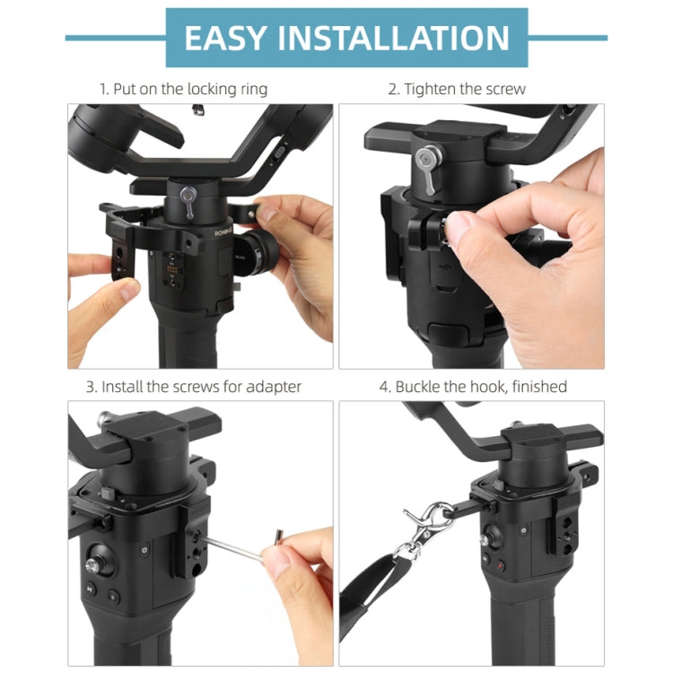 Correa de hombro Sunnylife RO-Q9228 Gimbal de mano con cordón especial + Hebilla colgante de anillo fijo — imagen 10