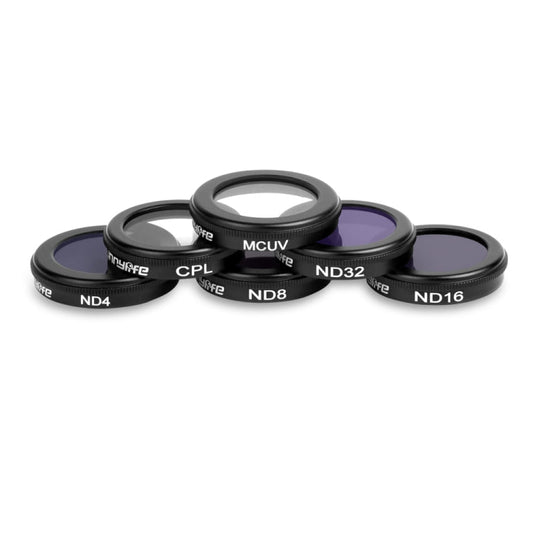 Kit de filtro de lente Sunnylife 6 en 1 HD MCUV + CPL + ND4 + ND8 + ND16 + ND32 para DJI Mavic 2 — imagen 2