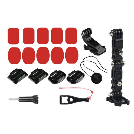 Juego de montaje fijo de brazo de articulaciones múltiples adhesivo para casco de ciclismo con montaje de hebilla de gancho……