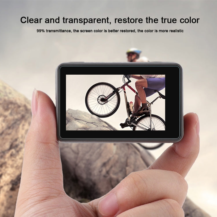 Lente 3 en 1 Pantalla LCD delantera y trasera mica protectora HD para DJI Osmo Action — imagen 6