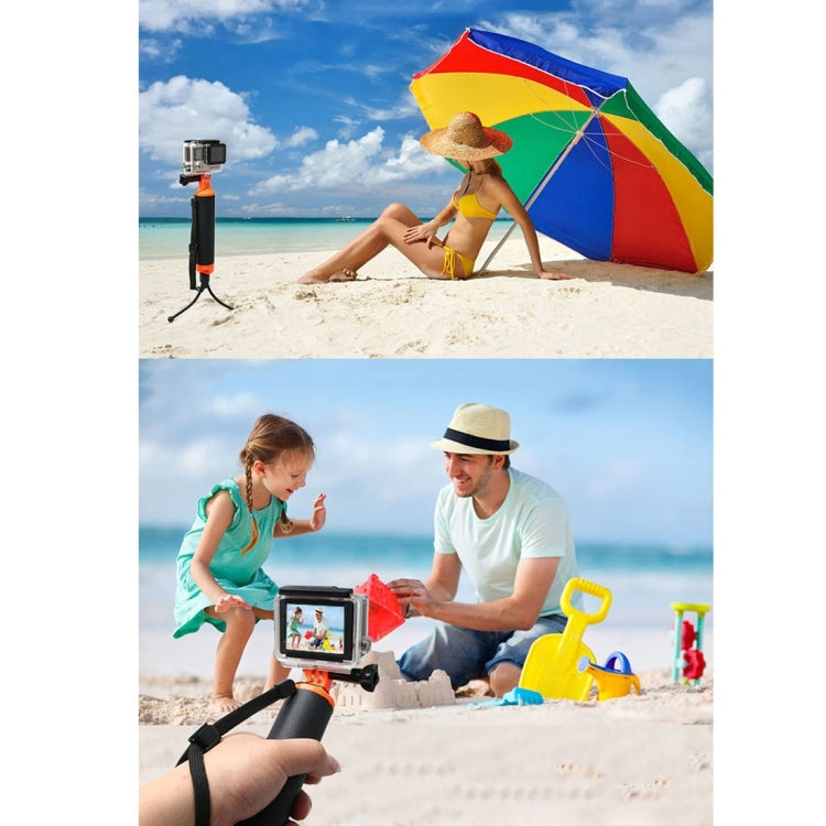 Empuñadura flotante con soporte para trípode y correa ajustable antipérdida para GoPro Hero12 Black / Hero11 /10/9/8/7/6/5,……