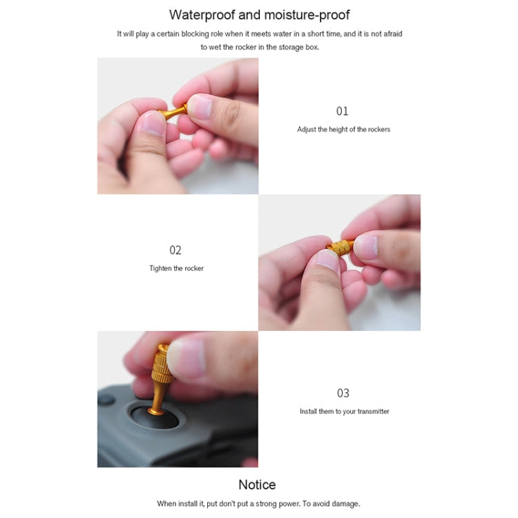 STARTRC 1106055 Dron Control remoto retráctil Ajuste de aleación de aluminio Rocker para DJI Mavic 2 Pro — imagen 12