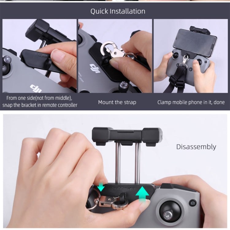 Correa de cuello Sunnylife -Q9294 de control remoto colgante de la hebilla de para soporte para DJI Air 2 — imagen 7