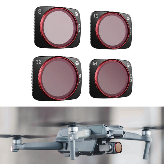 Kits de filtro de lentes Pgytech P-16B-063 4 en 1 NDPL8 + NDPL16 + NDPL32 + NDPL64 para DJI Air 2S — imagen 2