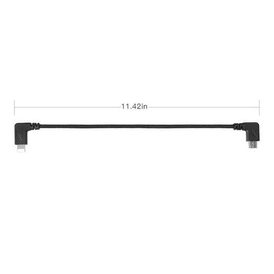 Cable de datos RCSTQ 29CM LOTE MICRO USB A 8 PIN, IPHONE, iPAD para DJI Mavic 2 Pro / Mavic Mini (Negro) para DJI DJI Mavic……