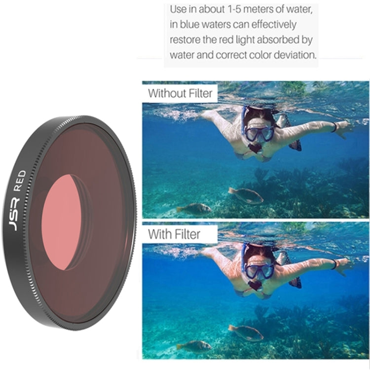 Filtro de lente de color de buceo JSR para DJI Osmo Action 3 (púrpura) — imagen 7