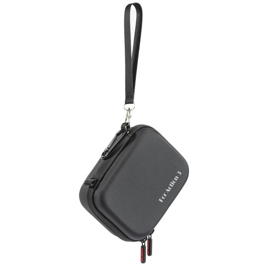 Estuche de transporte para cámara STARTRC con mosquetón y correa para DJI Osmo Action 3 (negro) — imagen 2