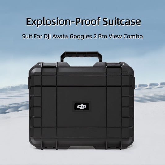 Funda Goggles 2 Pro Hard Shell Almacenamiento Box estuche para DJI Avata (Negro) — imagen 2