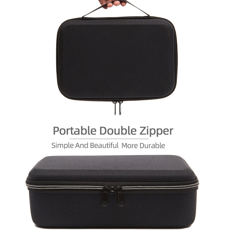 Estuche de transporte, tamaño: 21,5 x 29,5 x 10 cm para DJI Osmo Action 3 (negro) — imagen 7