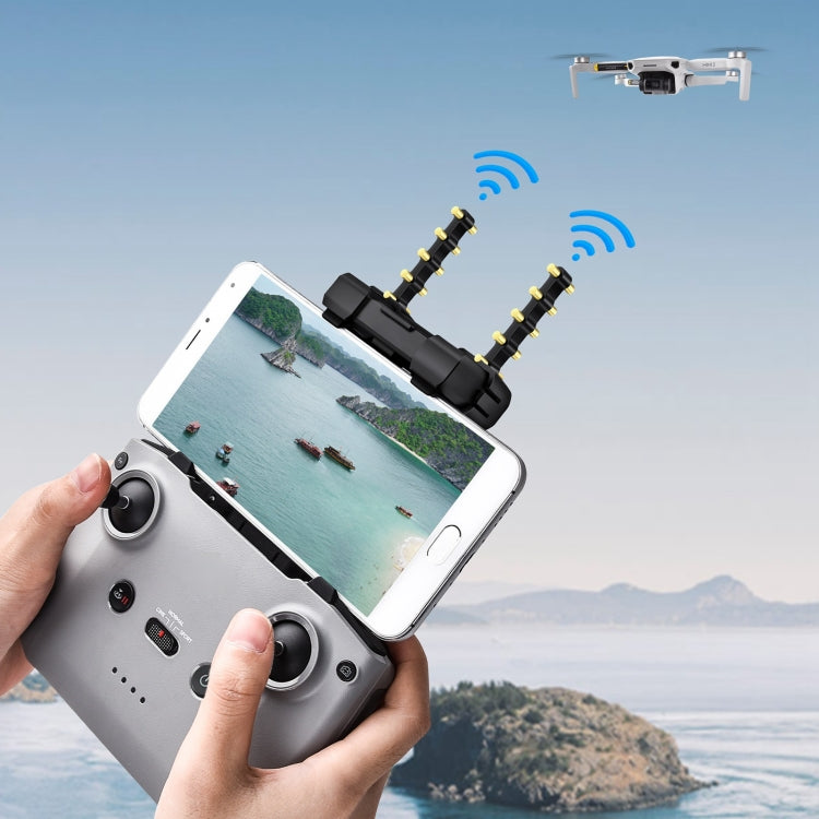 Antena STARTRC 5.8GHz Anti-interferencia Cobre Yagi-Uda Potenciador de señal para DJI Mavic Air 2 / Mini 2 (Negro) para DJI……