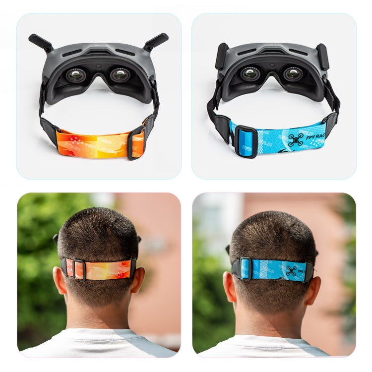 Correas Goggles 2 STARTRC Diadema con elásticas para DJI Avata (naranja) — imagen 7