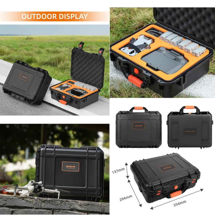 Estuche de transporte de seguridad Sunnylife Estuche de viaje rígido impermeable a prueba de golpes para DJI Mini 4 Pro (neg…