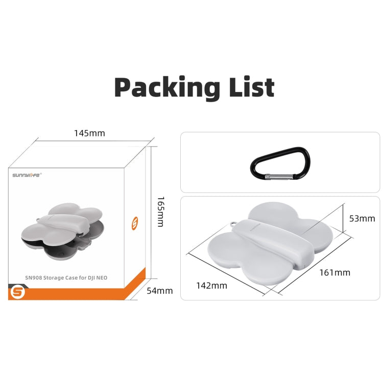 Estuche de protección anticolisión y antiarañazos para DJI Neo (naranja) — imagen 8