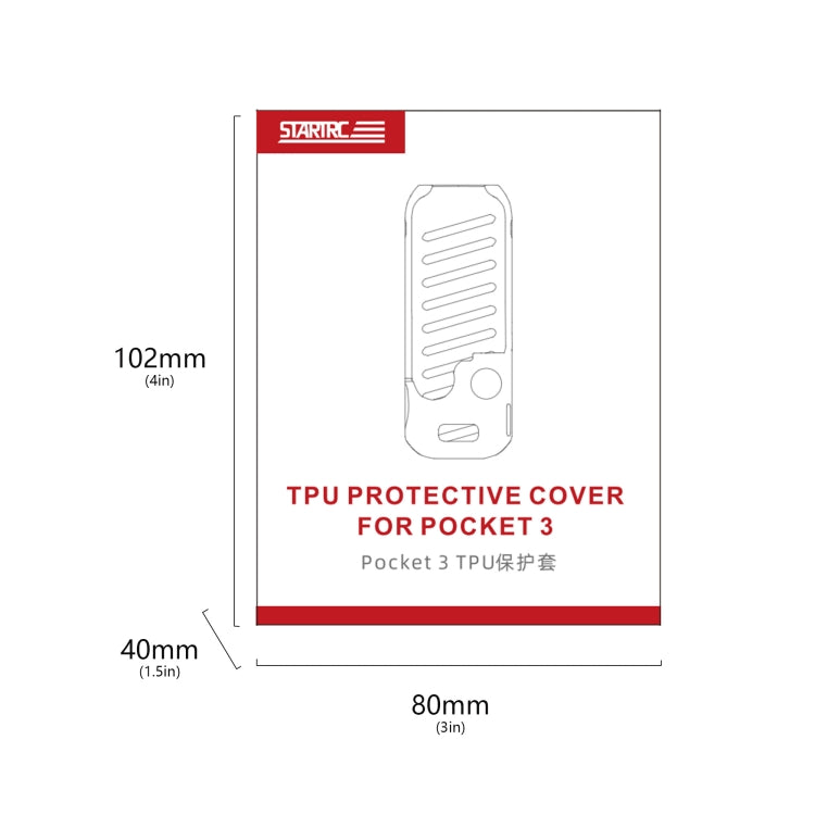 Funda protectora de TPU para DJI Osmo Pocket 3 (negra) — imagen 6