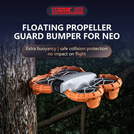 Hélice Parachoques protector de flotante antihundimiento ligero para DJI Neo (naranja) — imagen 2