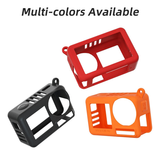 Funda protectora de silicona para cámara Pro Sunnylife, resistente a arañazos y con cordón para DJI Osmo Action 5 (negra) —…