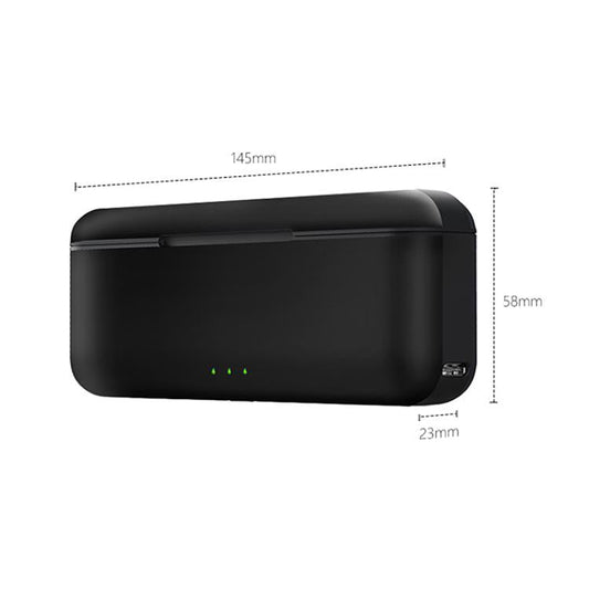 Baterías Caja de almacenamiento para cargador de multifunción de tres ranuras para DJI Osmo Action 5 (negra) — imagen 2