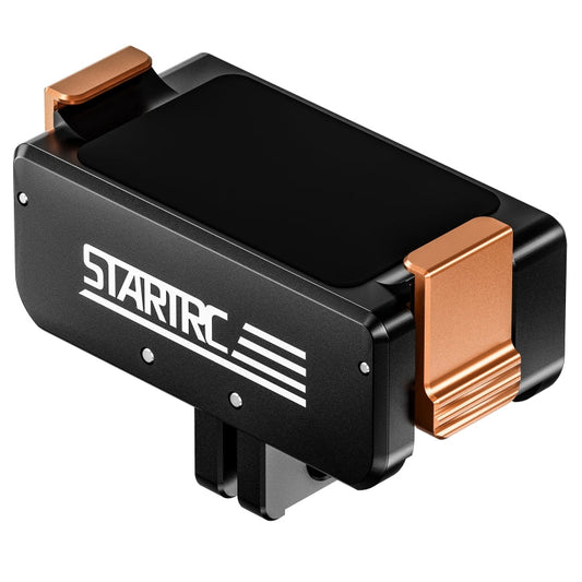 Soporte de extensión Adaptador rápido de metal STARTRC, plegable magnético para DJI Osmo Action 4 (negro y naranja) — imagen…