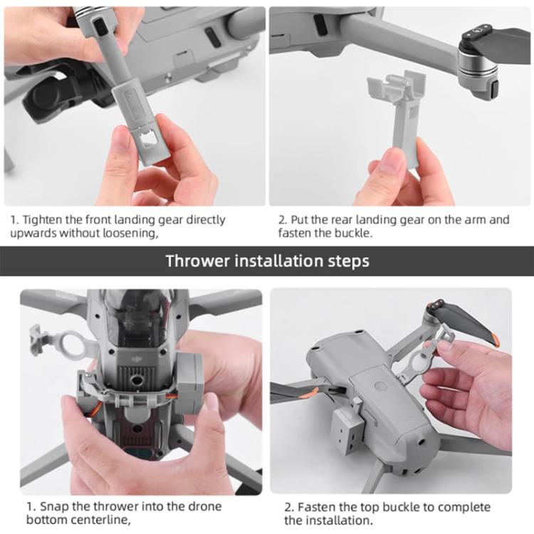 Lanzador parabólico gris para DJI Mavic Air 2 / Air 2S para DJI DJI Mavic Air 2, DJI Air 2S — imagen 10