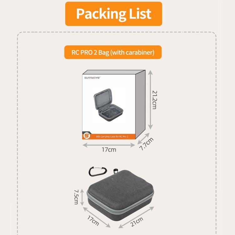 Estuche de transporte y bolsa de almacenamiento (gris) — imagen 8