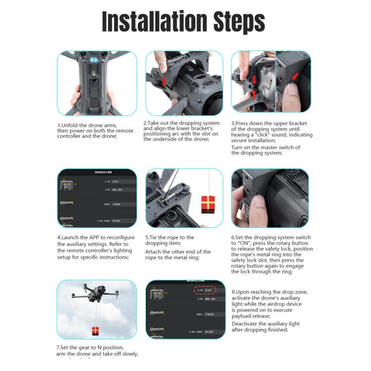 Soporte de expansión Lanzador parabólico con STARTRC para DJI Mavic 4 Pro (negro) — imagen 11