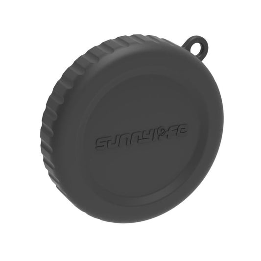 Funda protectora de silicona antiarañazos para lente de cámara Sunnylife para DJI Osmo Action 6 (negra) — imagen 2