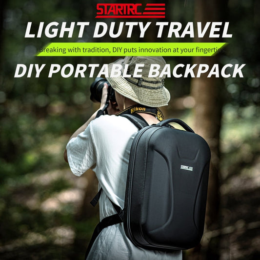 Mochila de descompresión de hombros STARTRC para drones / cámaras DSLR (negro) — imagen 2
