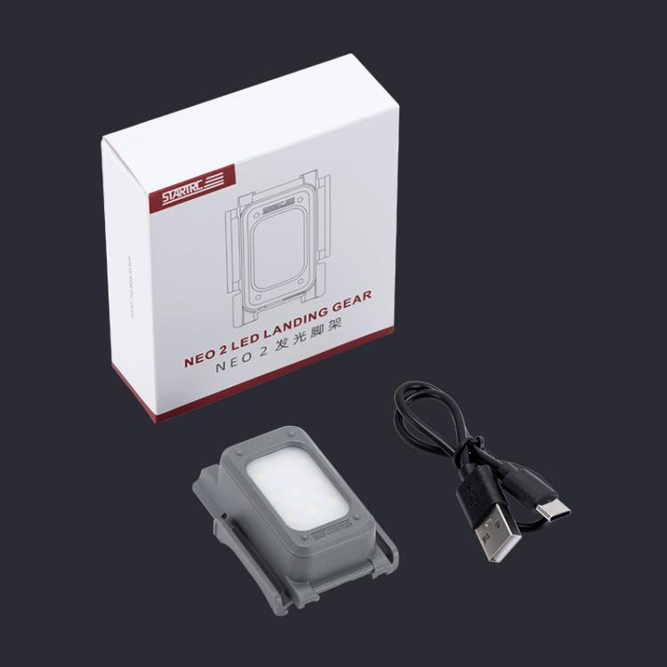 Soporte de entrenamiento para tren de aterrizaje elevado con luz LED STARTRC para DJI Neo (negro) — imagen 17