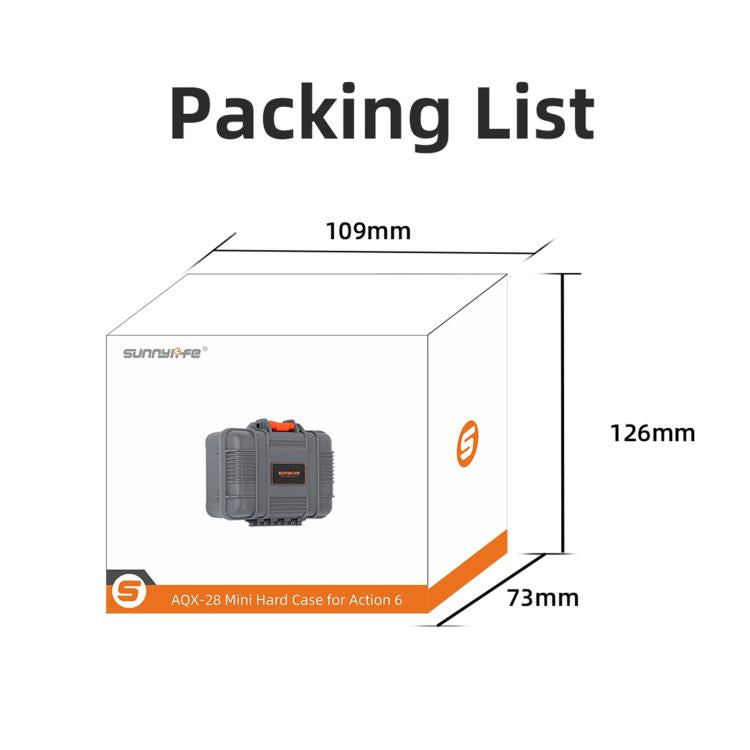 Estuche de viaje Sunnylife Mini, caja de transporte impermeable, carcasa rígida a prueba de golpes para DJI Osmo Action 6 (g…