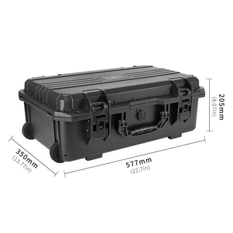 Estuche portátil impermeable y sellada con ruedas para DJI Mavic 4 Pro / Mavic 3 / Air 3 (negra) para DJI DJI Mavic 4 Pro, D…