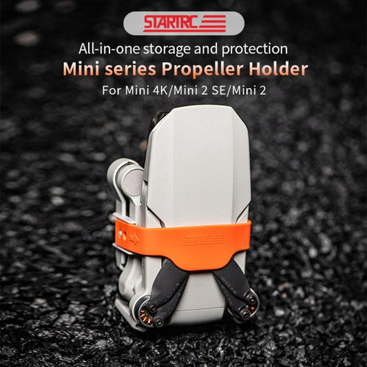 Soporte de hélices STARTRC Protector Estabilizador de cuchilla para DJI Mini 4K / Mini 2 SE (Gris-naranja) para DJI DJI Mini…