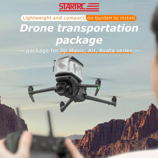 Mochila pequeña para colgar en la espalda STARTRC para DJI Avata (gris) — imagen 2