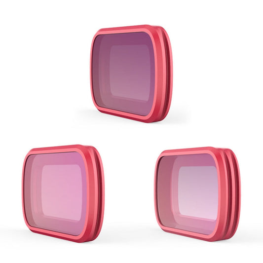 Filtro de lente de color 3 piezas PGYTECH P-18C-012 CPL / ND8 / ND16 de buceo profesional para DJI Osmo Pocket — imagen 2
