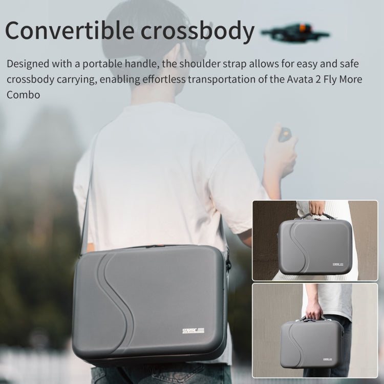 Bolso STARTRC WP2 Dron Mensajero Bolsa de almacenamiento para DJI Avata 2 (gris claro) — imagen 7
