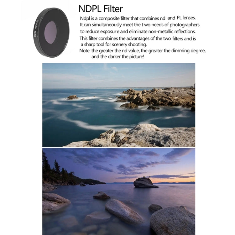 Filtro de lente JSR LS ND16PL para DJI Osmo Action 3 — imagen 5
