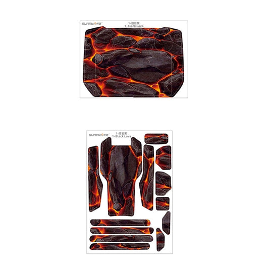Juego de pegatinas RC Pro Sunnylife Dron Body Control remoto decorativas para DJI Mavic 3 Pro (Lava Black) — imagen 2