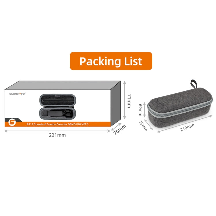 Bolsa Sunnylife caja de almacenamiento conjunto estándar para DJI Mic 2 / Osmo Pocket 3 para DJI DJI Mic 2, DJI Osmo Pocket…