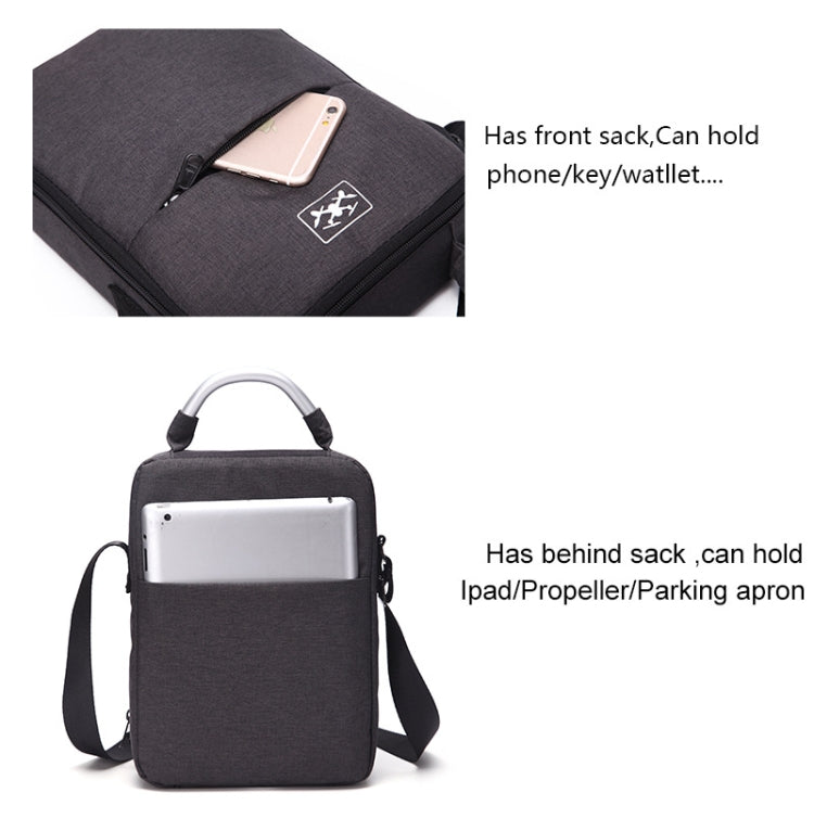 Bolsa de almacenamiento de hombro impermeable para drones Caja protectora para DJI Mavic Air 2 (Negro) — imagen 7
