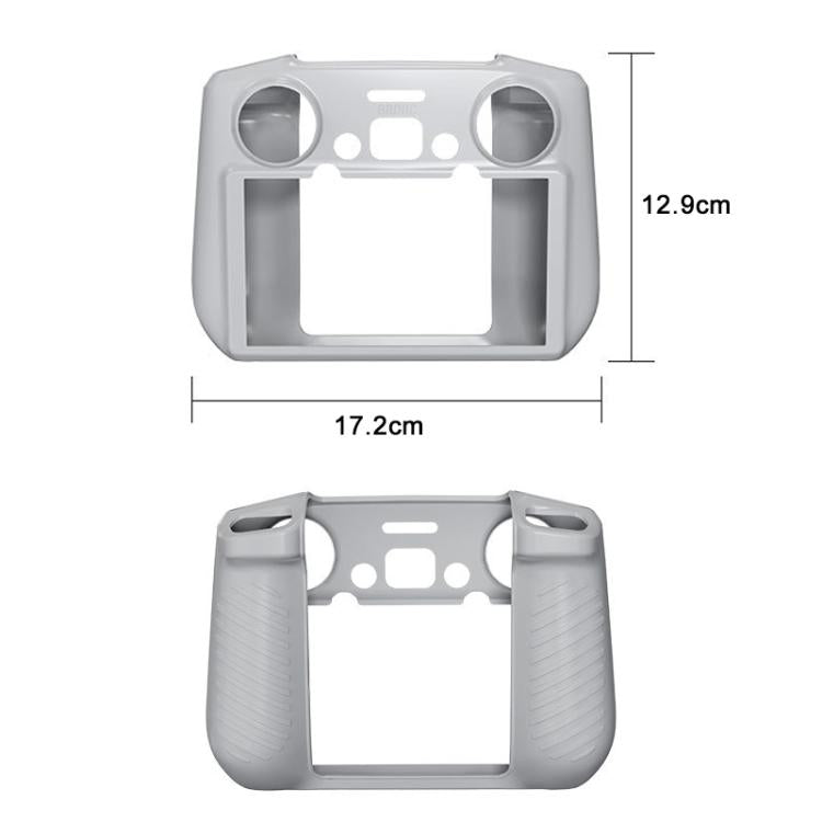 Funda de silicona antigolpes y antiarañazos para control remoto RC 2 BRDRC (gris) — imagen 12