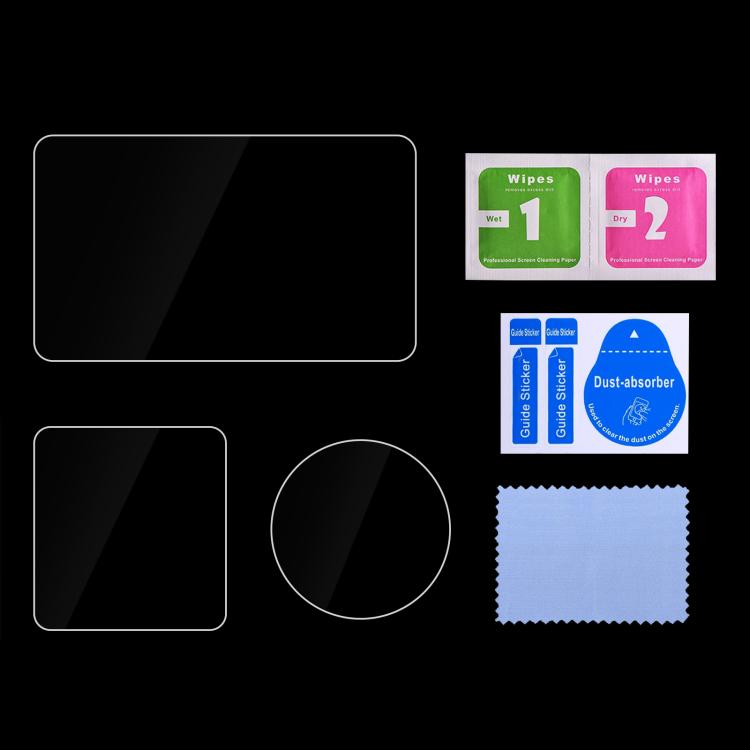 Lente PULUZ + Película de vidrio templado para pantalla frontal y trasera para DJI Osmo Action 6 (transparente) — imagen 7