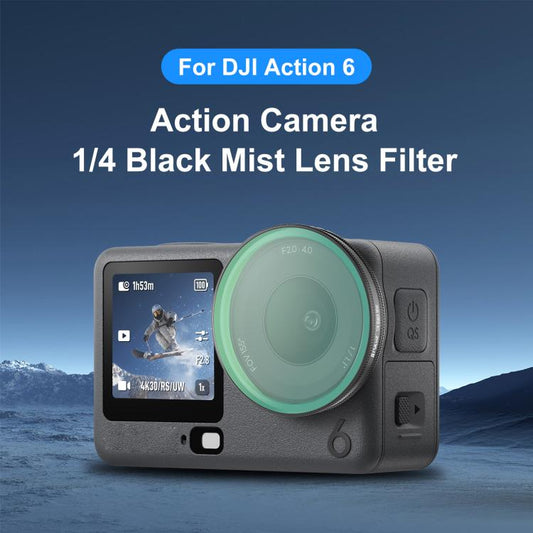 Filtro de lente PULUZ Black Mist 1/4 para cámara de acción para DJI Osmo Action 6 — imagen 2