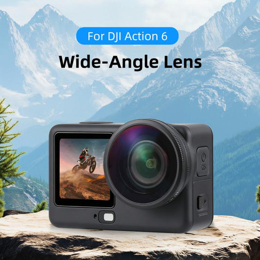 Lente gran angular PULUZ FOV Boost de 185 grados para DJI Osmo Action 6 — imagen 2