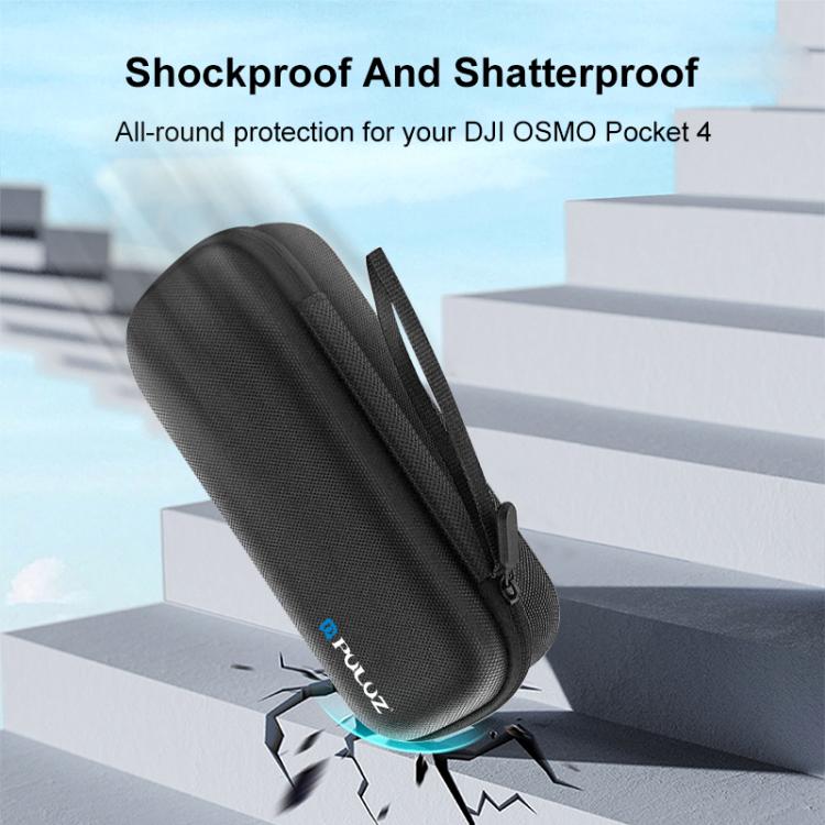 Bolsa de almacenamiento portátil de tela Oxford PULUZ Mini para DJI Osmo Pocket 4 (negra) — imagen 7