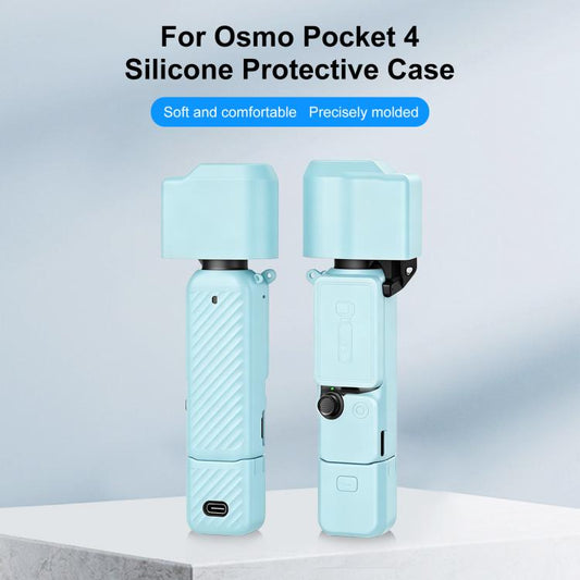 Funda de silicona TPU 4 en 1 para DJI Osmo Pocket 4 (azul) — imagen 2