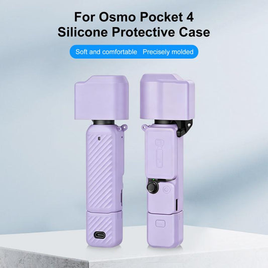 Funda de silicona TPU 4 en 1 para DJI Osmo Pocket 4 (morado) — imagen 2