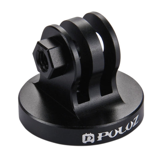 Trípode PULUZ Adaptador CNC de montaje en con orificio para tornillo de 1/4 de pulgada para GoPro Hero12 Black / Hero11 /10/…