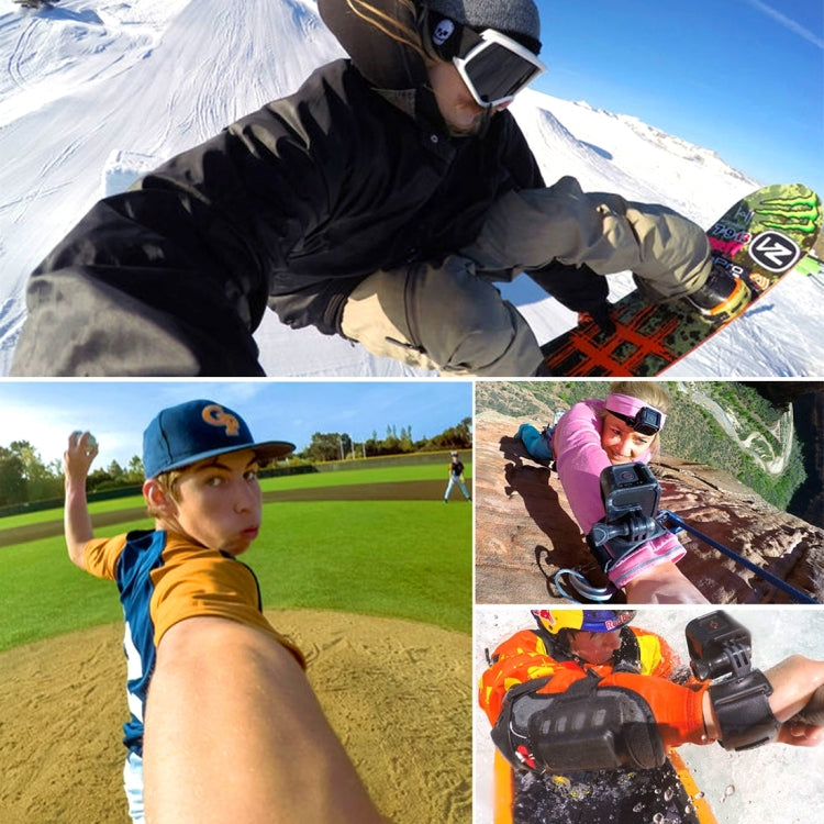 Correa de palma PULUZ Banda de montaje con estilo guante con rotación de 360 grados para GoPro Hero12 Black / Hero11 /10/9/8…