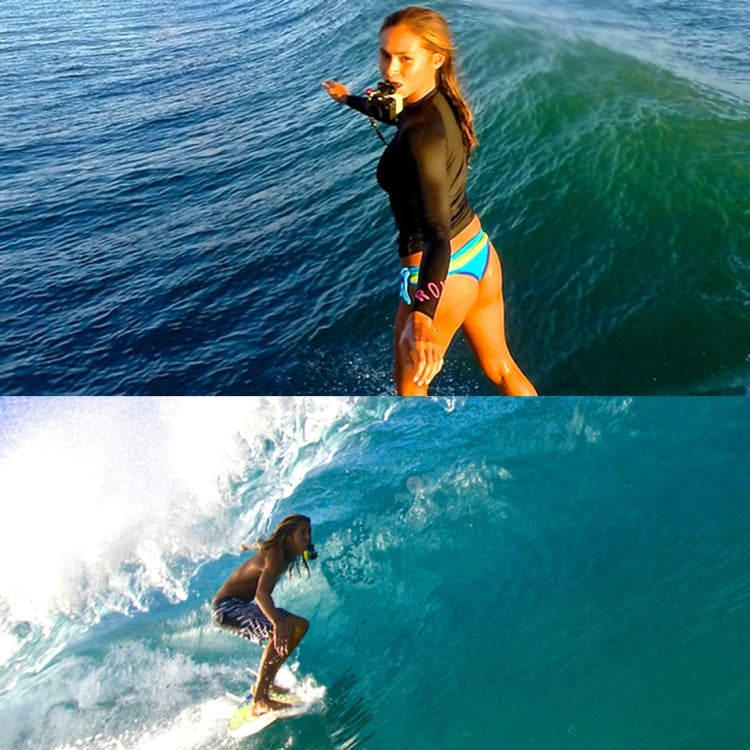 Juego de soportes de conexión de soportes fijos para surf PULUZ 6 en 1 para GoPro, Insta360, y otras cámaras de acción (negr…