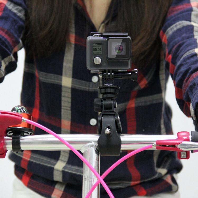 Soporte PULUZ para manillar de bicicleta de motocicleta con soporte para trípode y tornillo para GoPro Hero12 Black / Hero11…