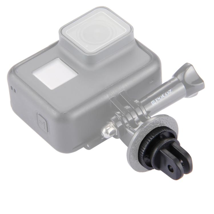 Trípode Adaptador de montaje de con tornillo de tamaño mini PULUZ de 1/4 de pulgada para GoPro Hero12 Black / Hero11 /10/9/8…